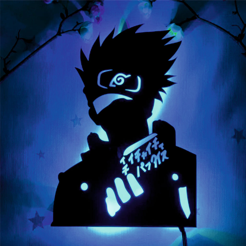 Kakashi Backlit wall led Art.